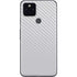 White Carbon Fiber Specialty Texture Material Google Pixel 4a 5G Skin